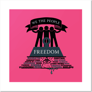 Rally For Freedom - The People Are Stronger Posters and Art